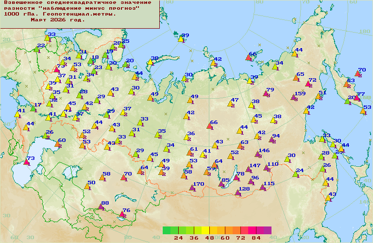 ���������� ������������������ �������� '����������-�������' ��� ������������� � ���� 1000-100 ���