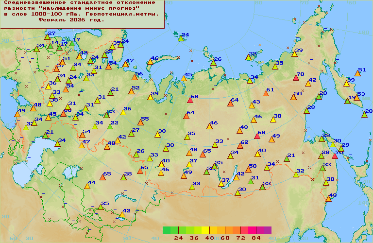 ���������� ������������������ �������� '����������-�������' ��� ������������� � ���� 1000-100 ���